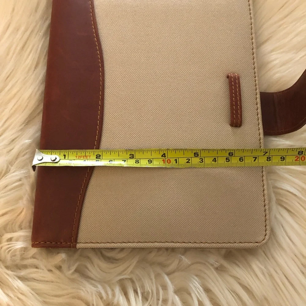 Amica canvas and vegan leather journal cover